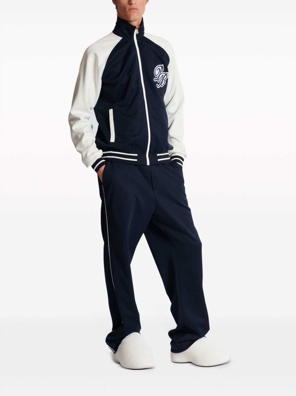 logo-appliquÃ© varsity jacket - 3
