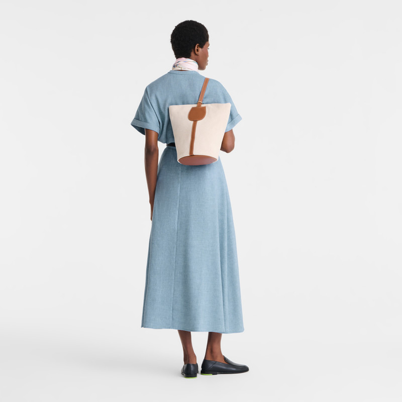 Longchamp Complice Bucket bag Caramel - Canvas outlook