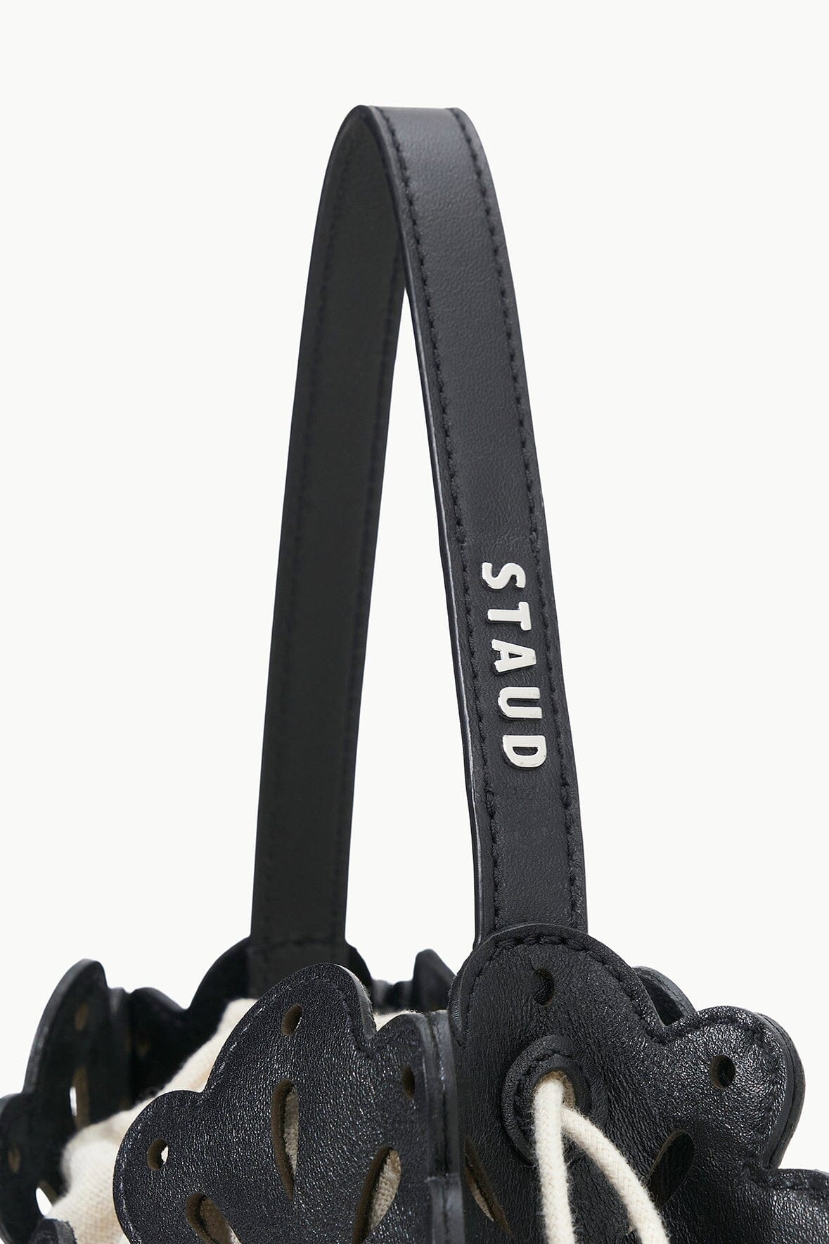STAUD FLORA BASKET BAG BLACK - 5