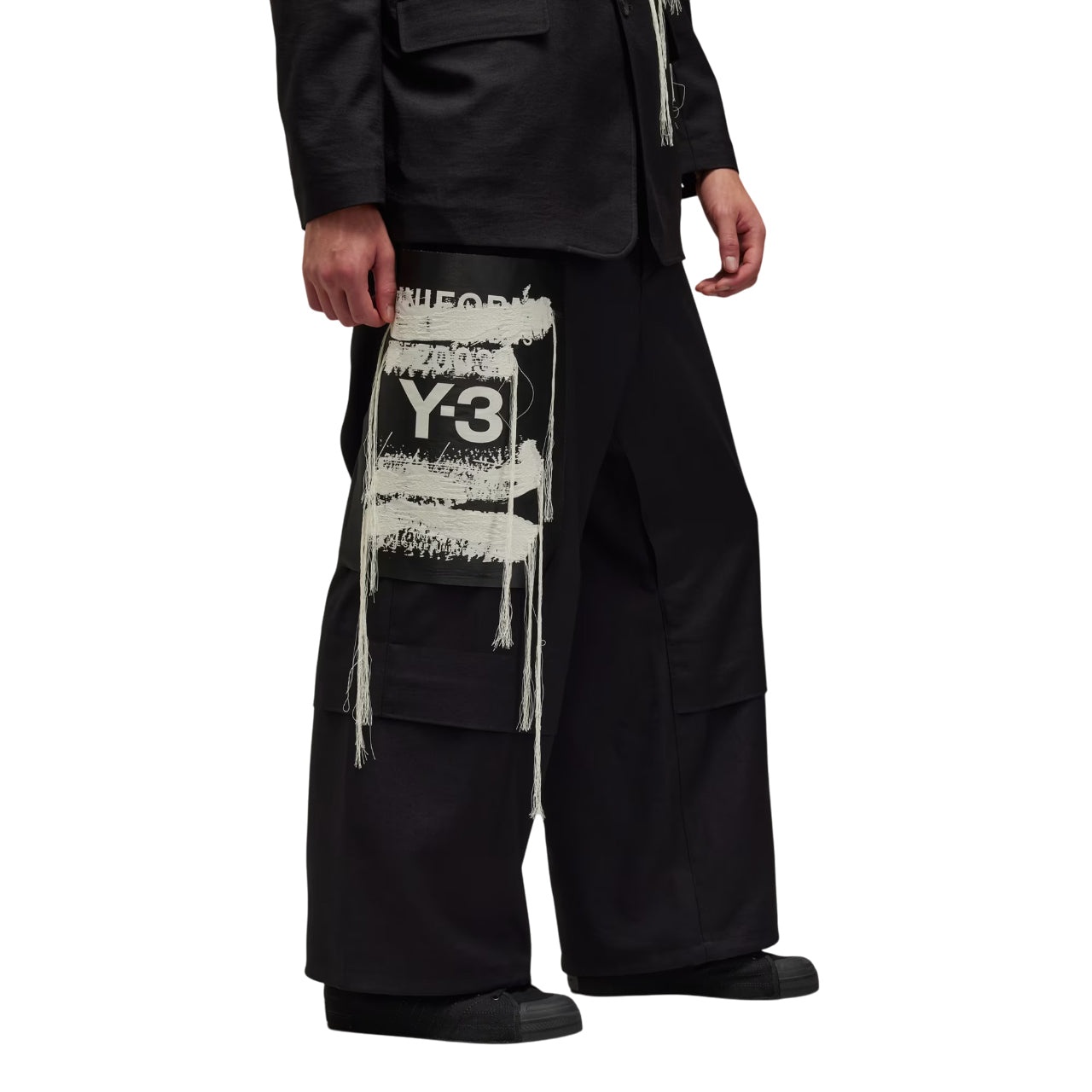 adidas Y-3 Sport Uniform Patch Trousers 'Black' JN3704 - 2