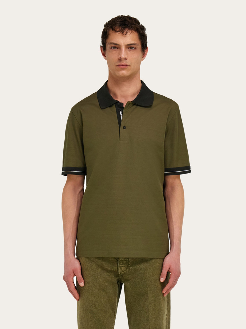 FERRAGAMO Short sleeve polo shirt outlook