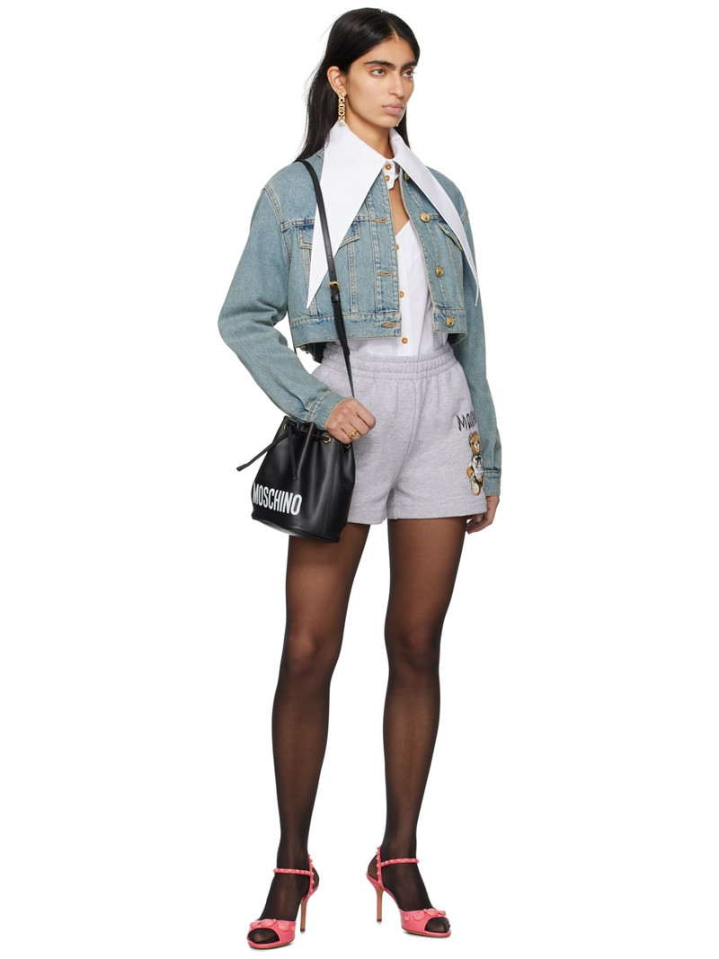 Moschino Blue Teddy Denim Jacket outlook