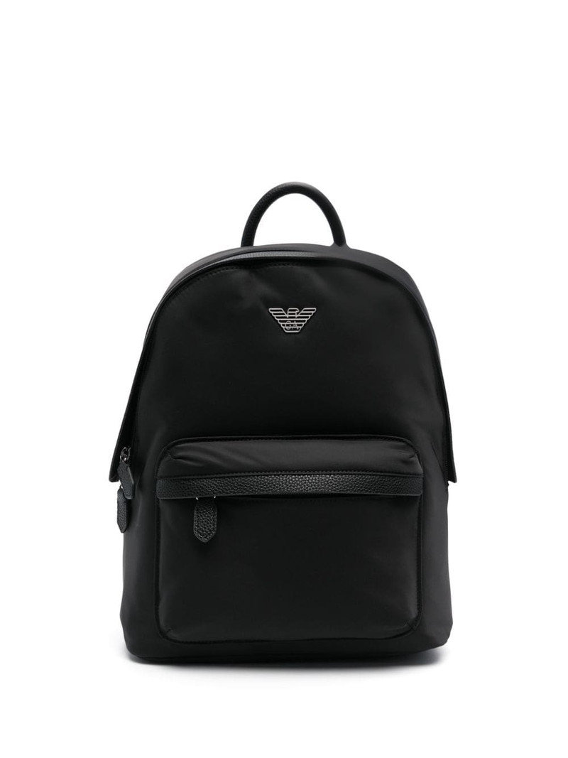 logo-plaque backpack 1