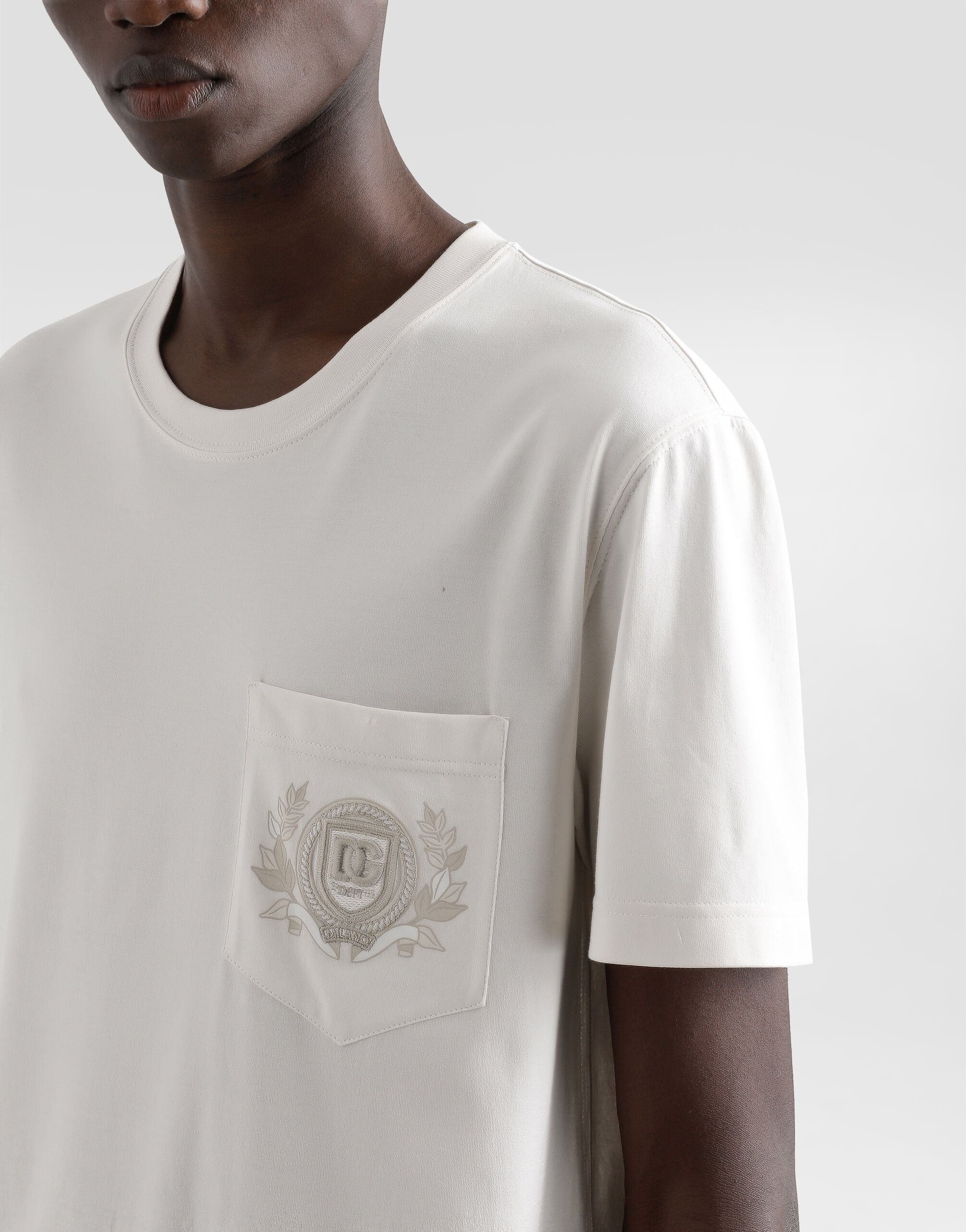 Cotton T-shirt with logo - 4