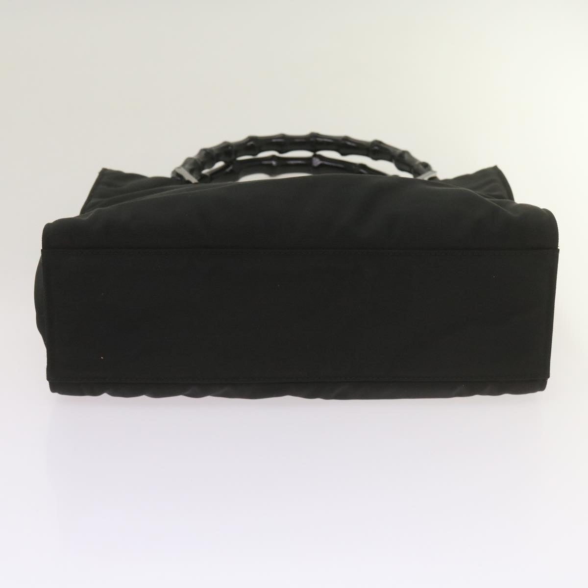 GUCCI Bamboo Hand Bag Canvas Black 002 002 - 9