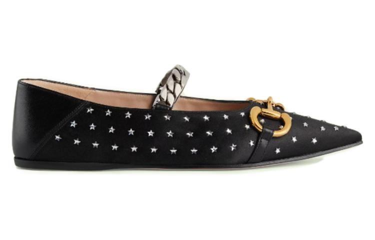 (WMNS) Gucci Lovelight Flat Ballet Shoes 707697-KND90-1000 - 2