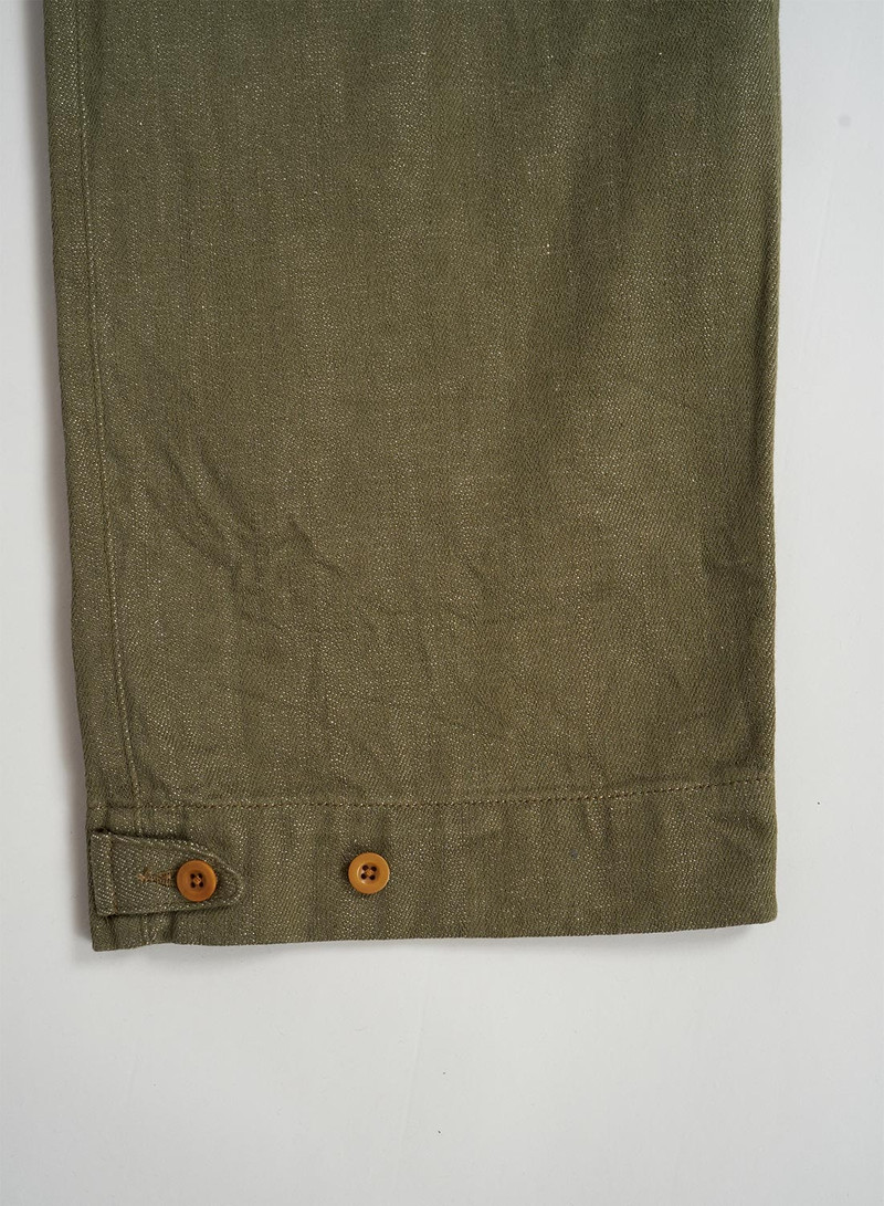 British Army Pant Loose Denim in Green 7
