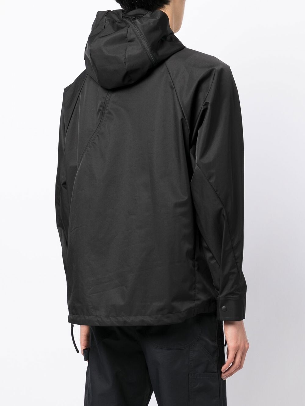 hooded zip-up windbreaker - 5