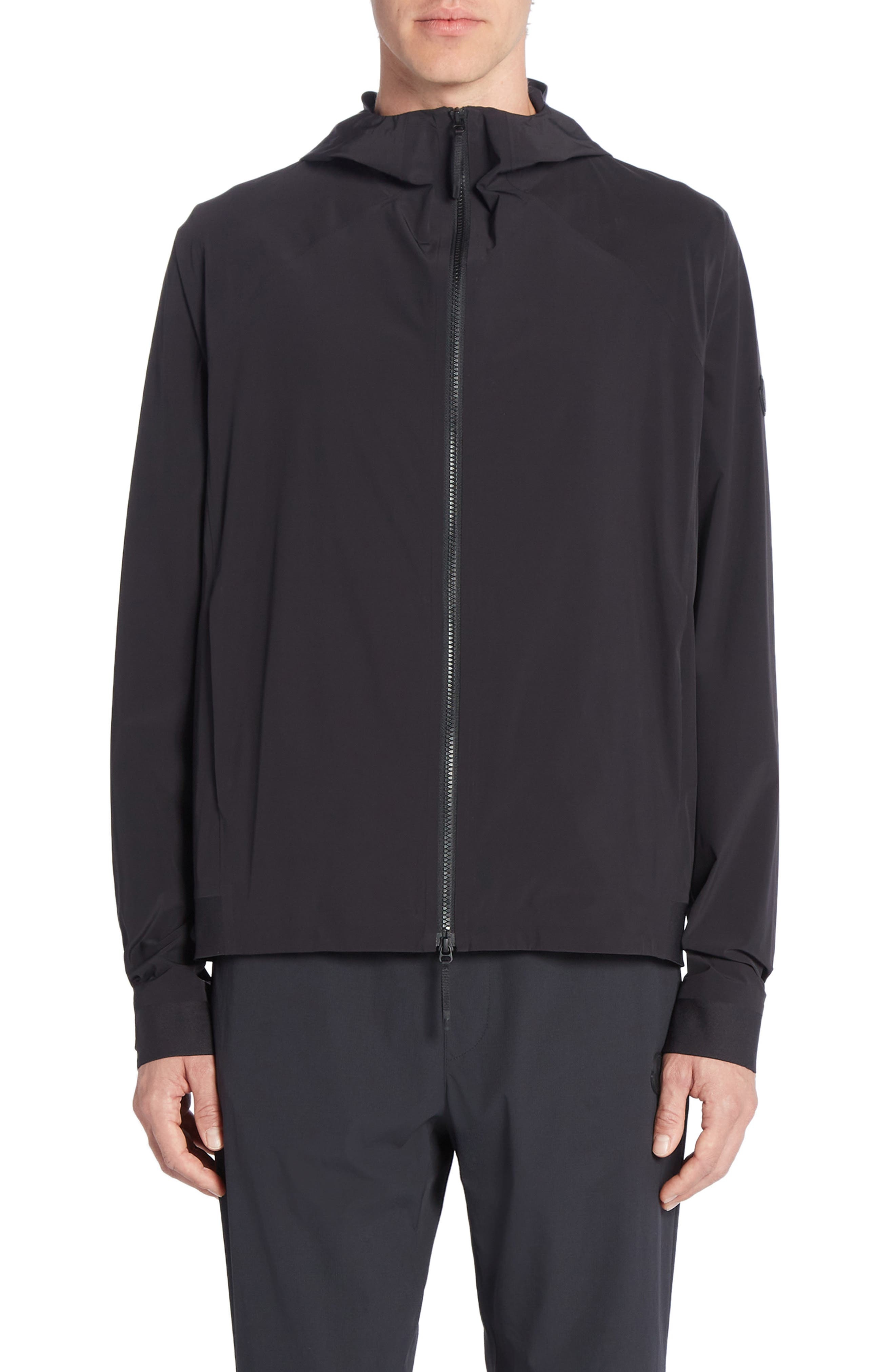 Kurz Hooded Water Repellent Windbreaker - 1