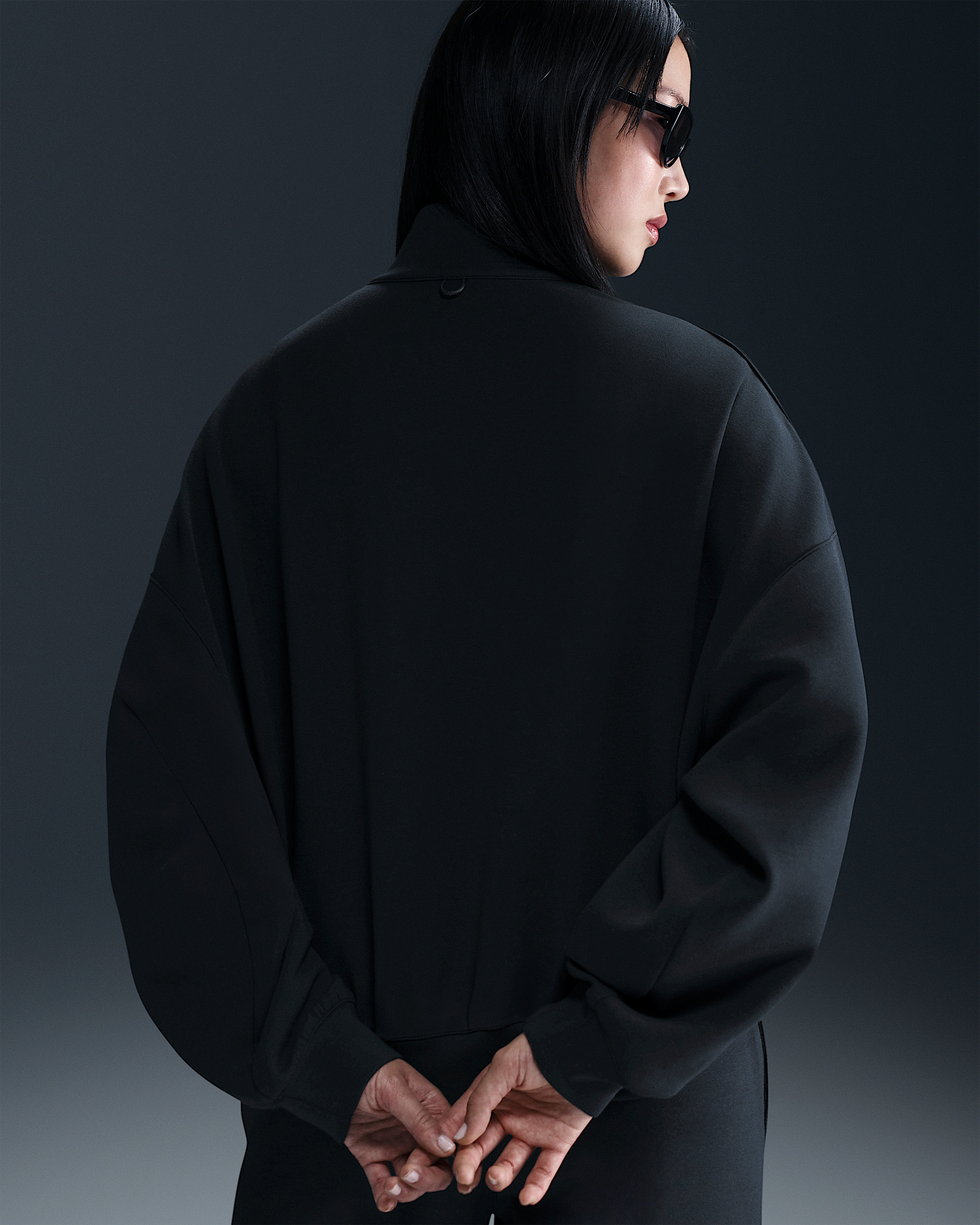 Nike 24.7 ImpossiblySoft Women's Dri-FIT Oversized 1/2-Zip Top - 2