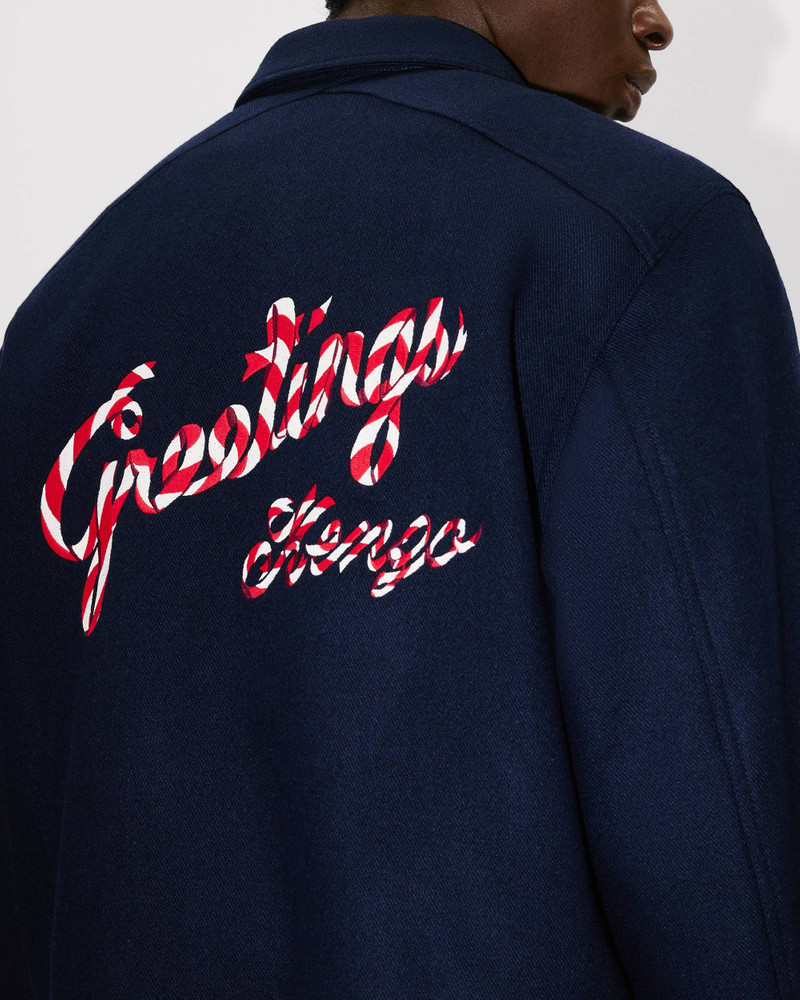 'KENZO Winter Holidays' overshirt in wool 7