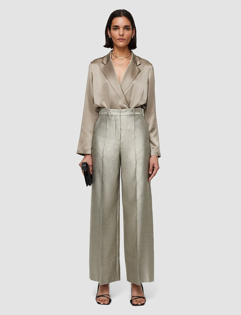 JOSEPH Metallic Alana Trousers outlook