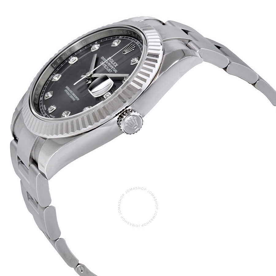Rolex Datejust 41 Rhodium Diamond Dial Automatic Men's Watch 126334RDO - 2