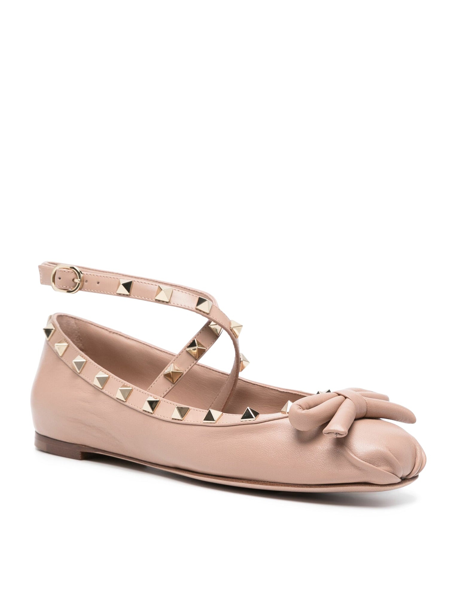 ROCKSTUD BALLERINA IN NAPPA - 2