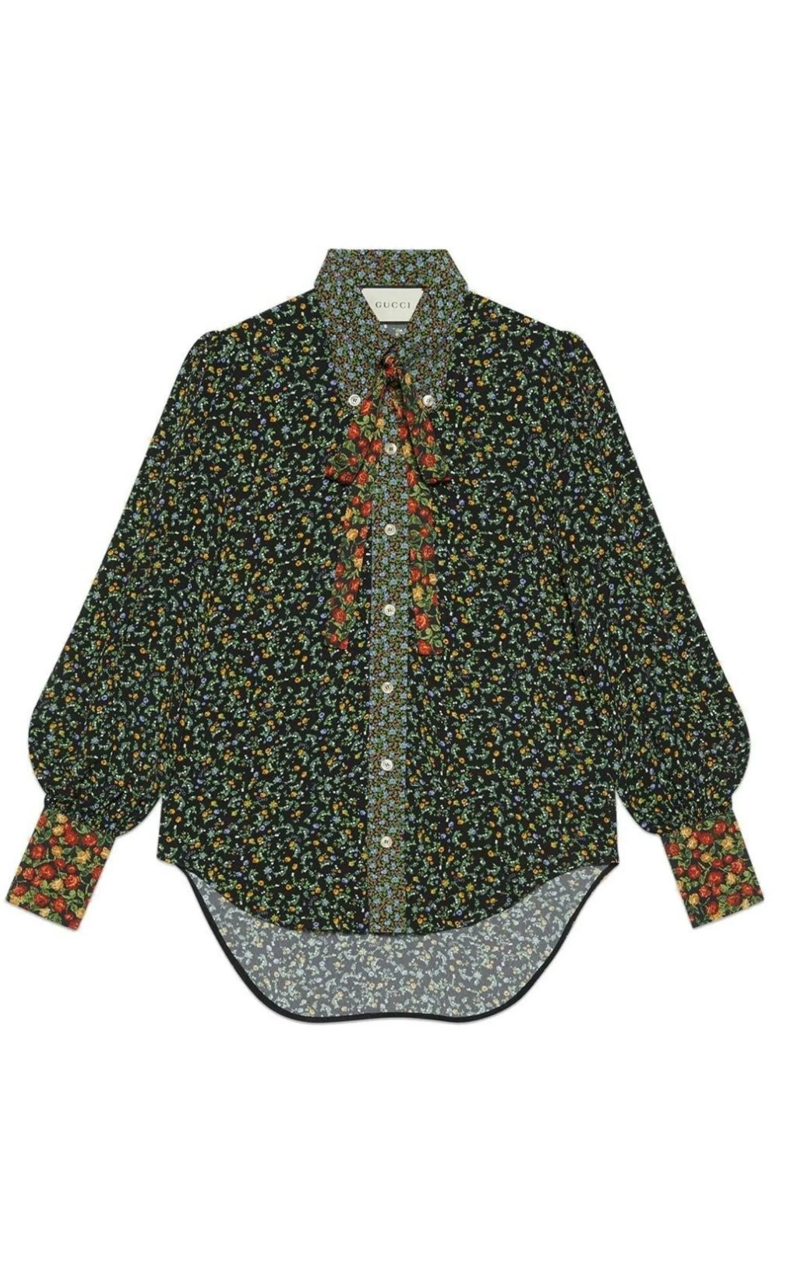 Gucci Liberty floral crêpe shirt - 1