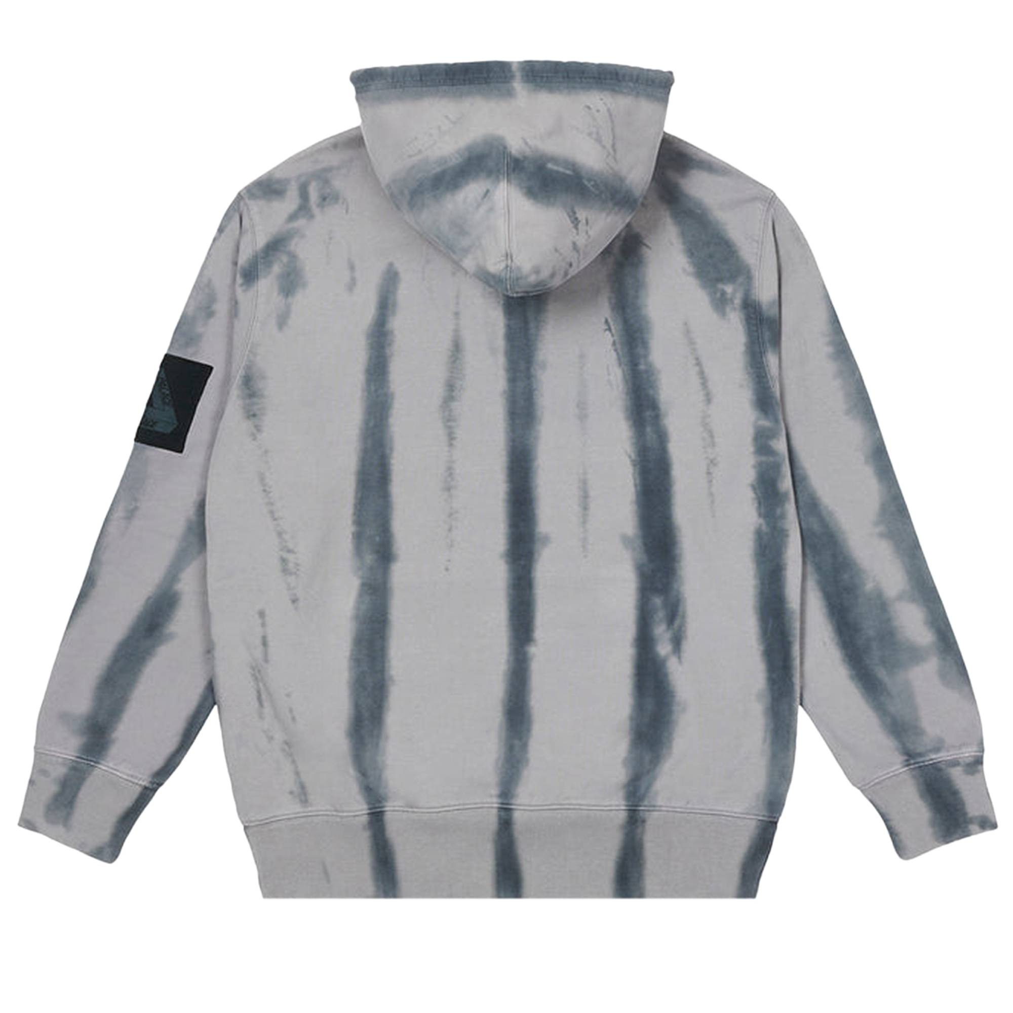 Palace Zebra Tie Dye Hood 'Black' - 2