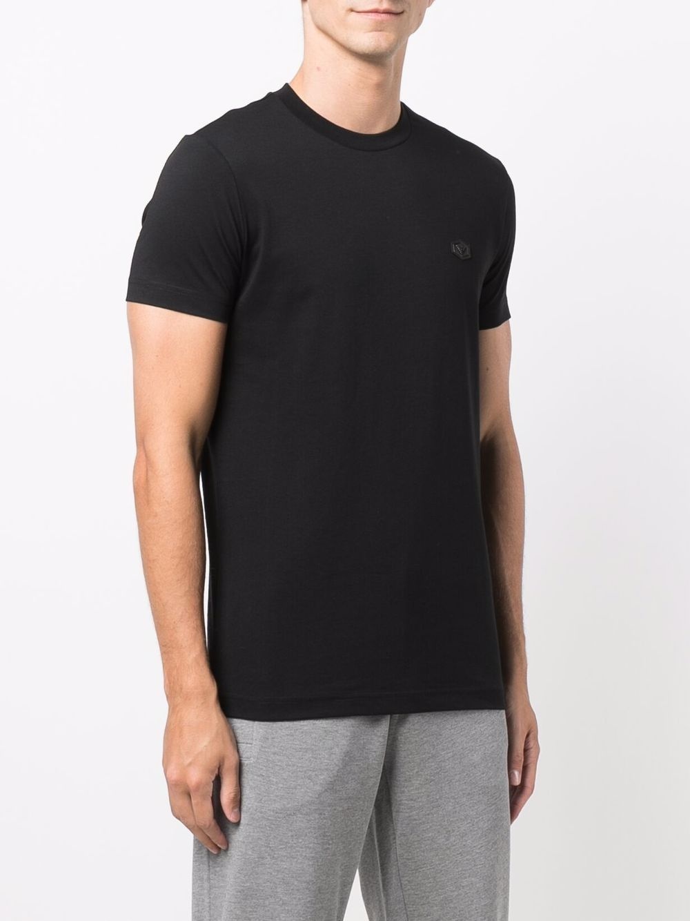 logo-patch short-sleeved T-shirt - 3
