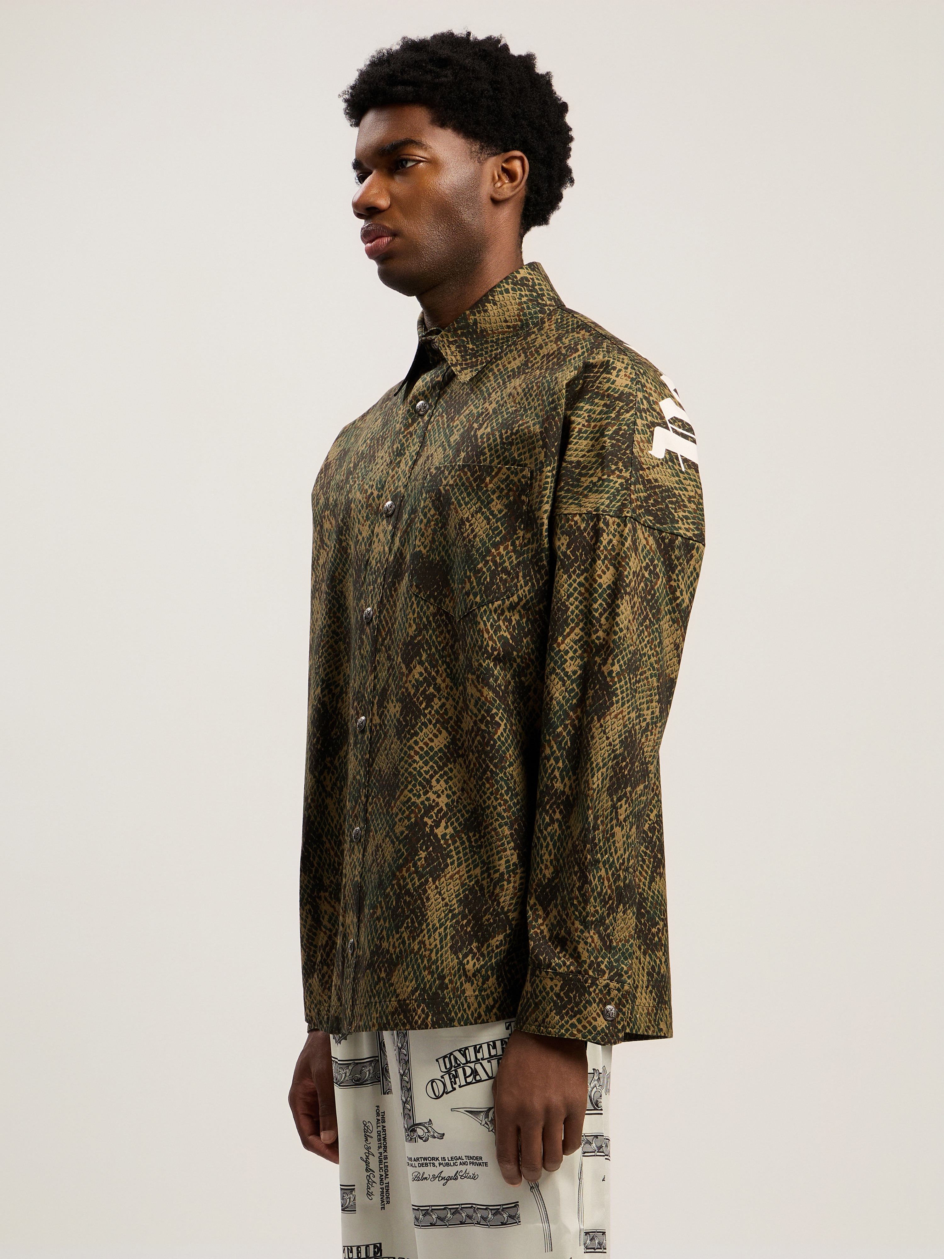 Classic Logo Snake Overshirt - 4