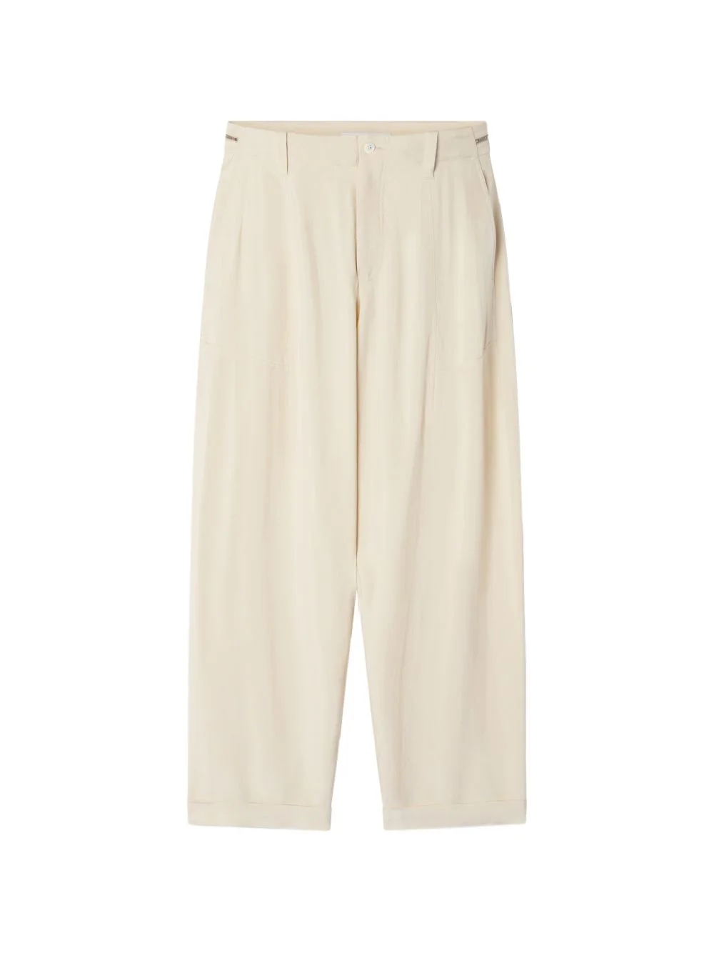 zip-detail trousers - 1