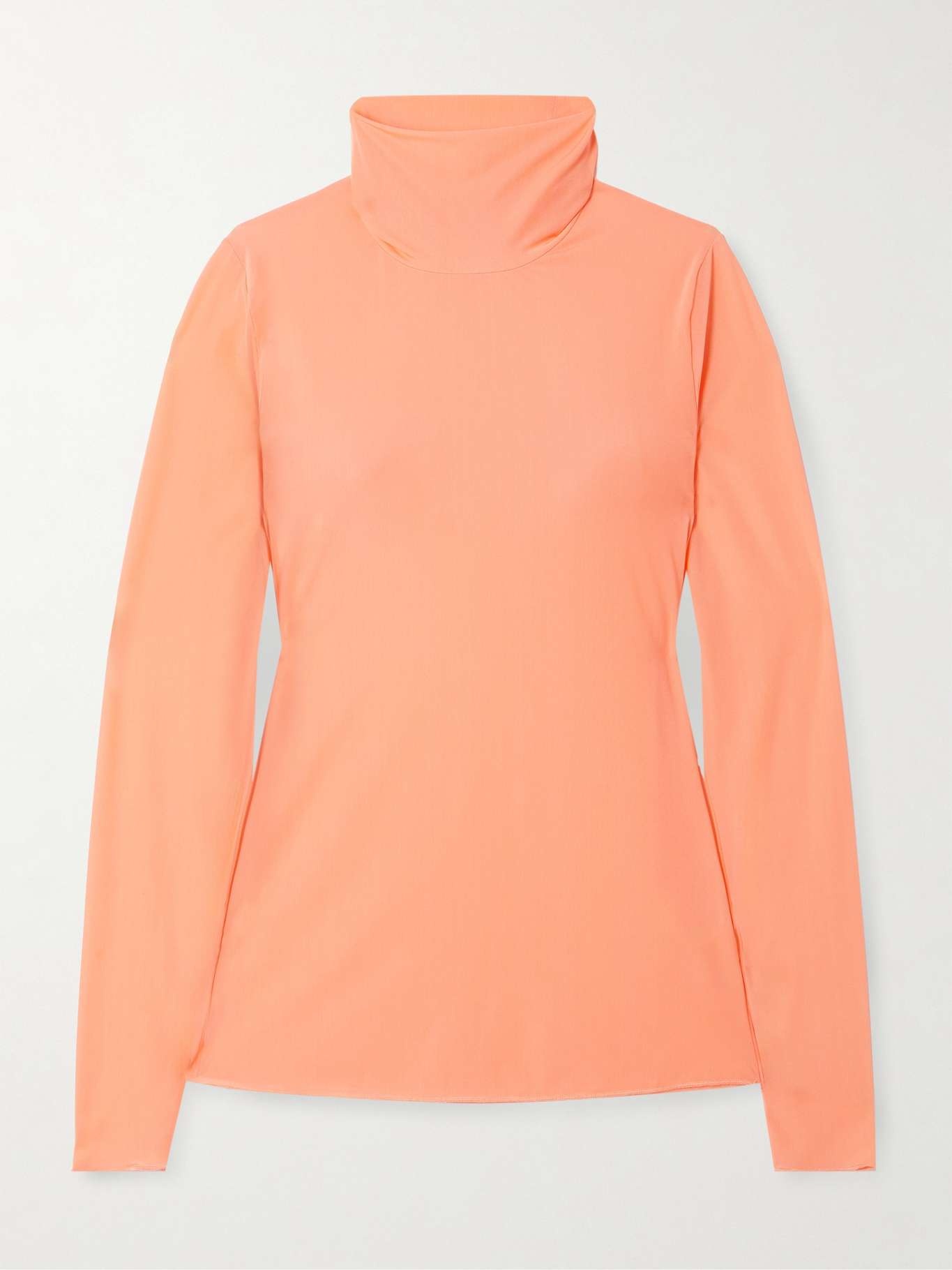 Mesh turtleneck top - 1