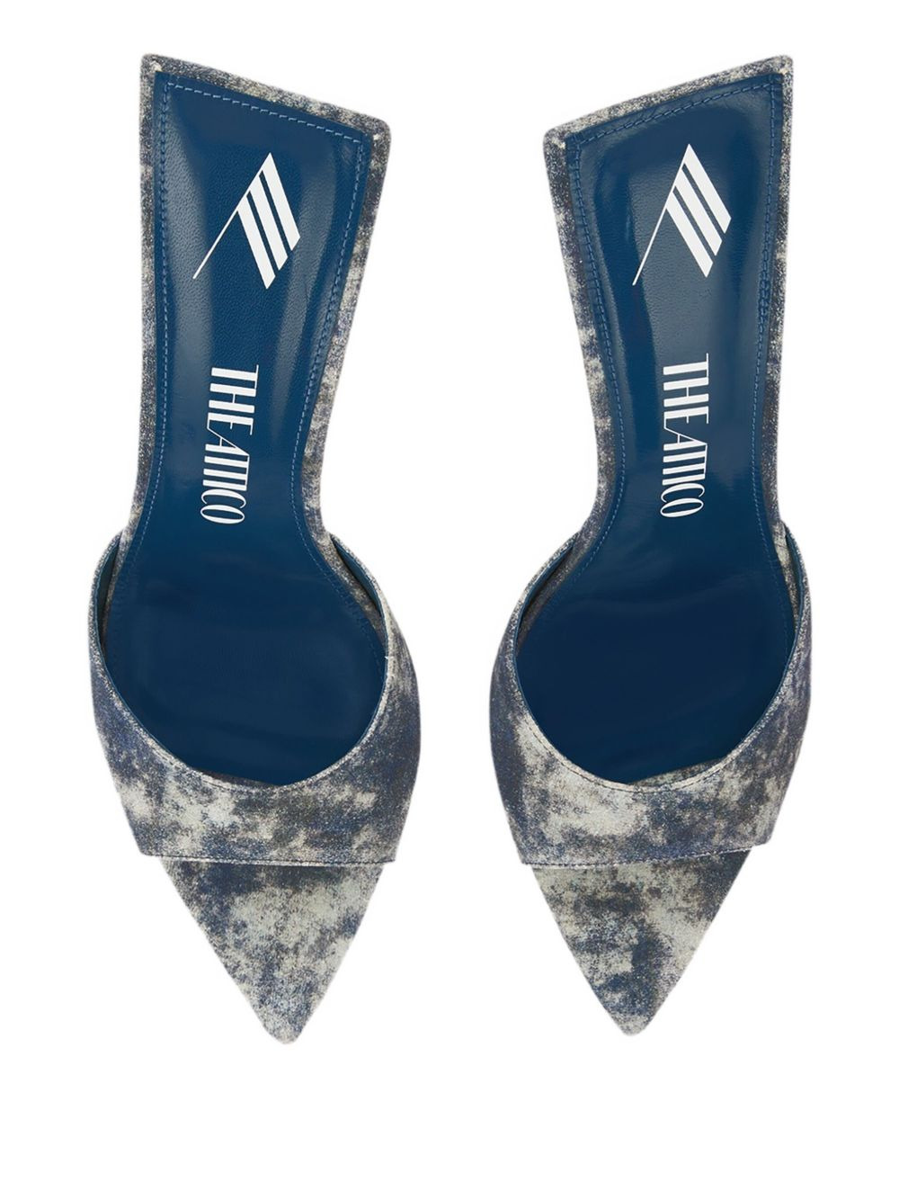 95mm open-toe slip-on sandals - 2