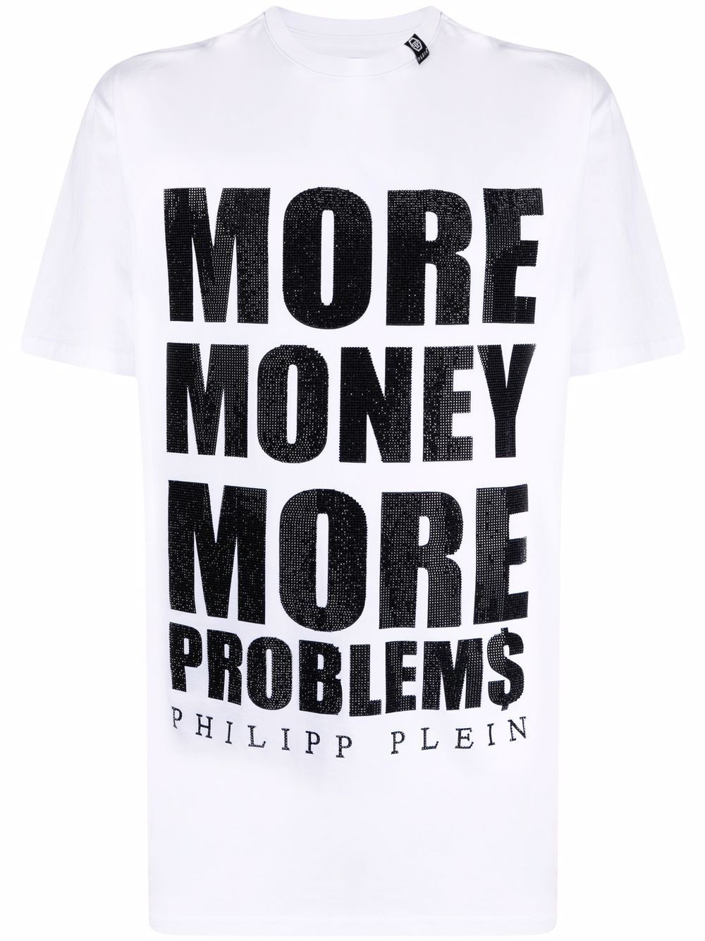 slogan-print cotton T-shirt - 1