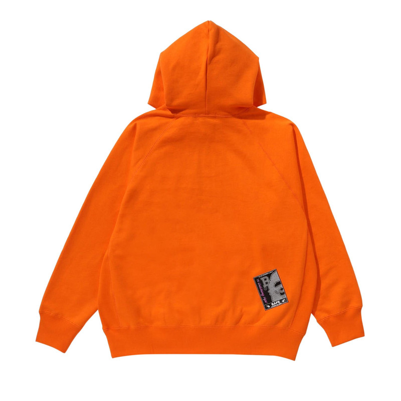 A BATHING APE® BAPE By Bathing Ape Pullover Hoodie 'Orange' outlook