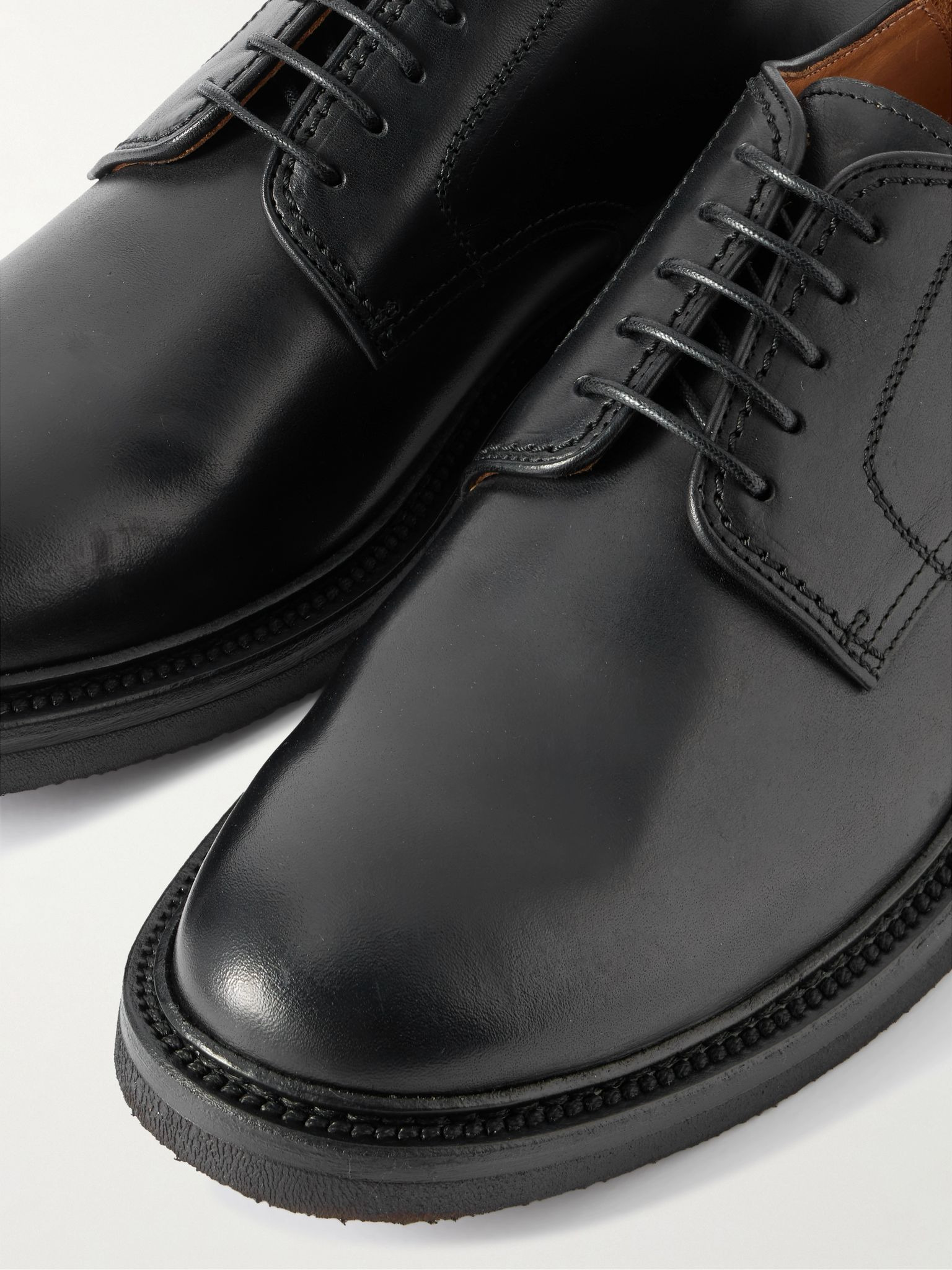Hopkins Flexi 2028 Leather Derby Shoes Black - 5