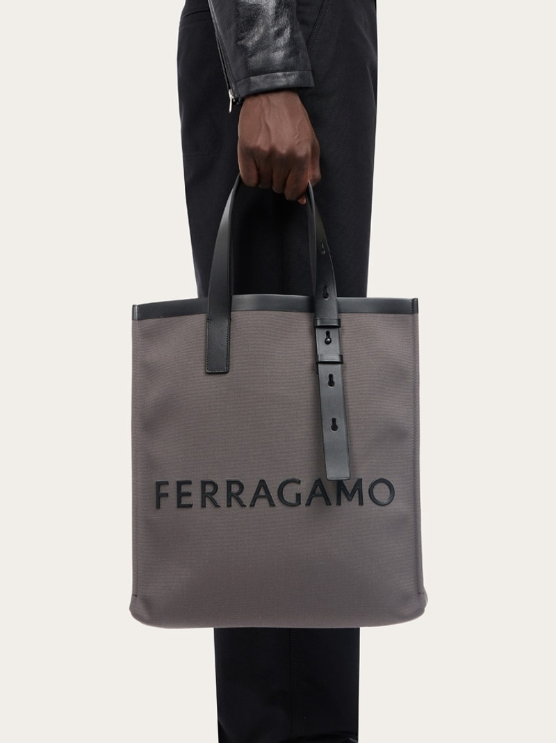 FERRAGAMO TOTE BAG WITH SIGNATURE outlook