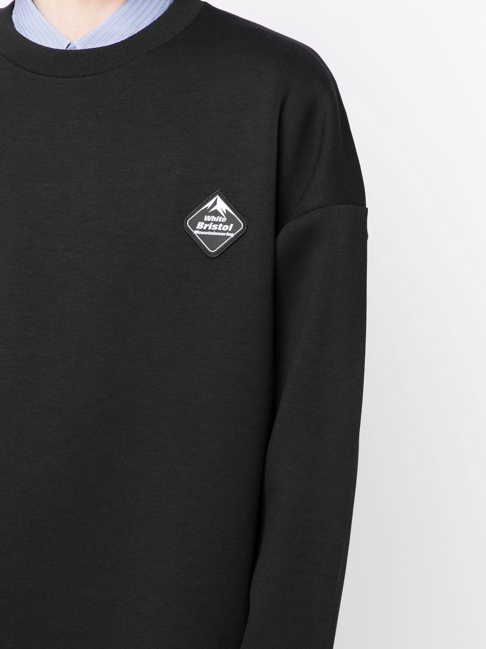 PATCH-DETAIL CREW-NECK SWEATSHIRT - 5
