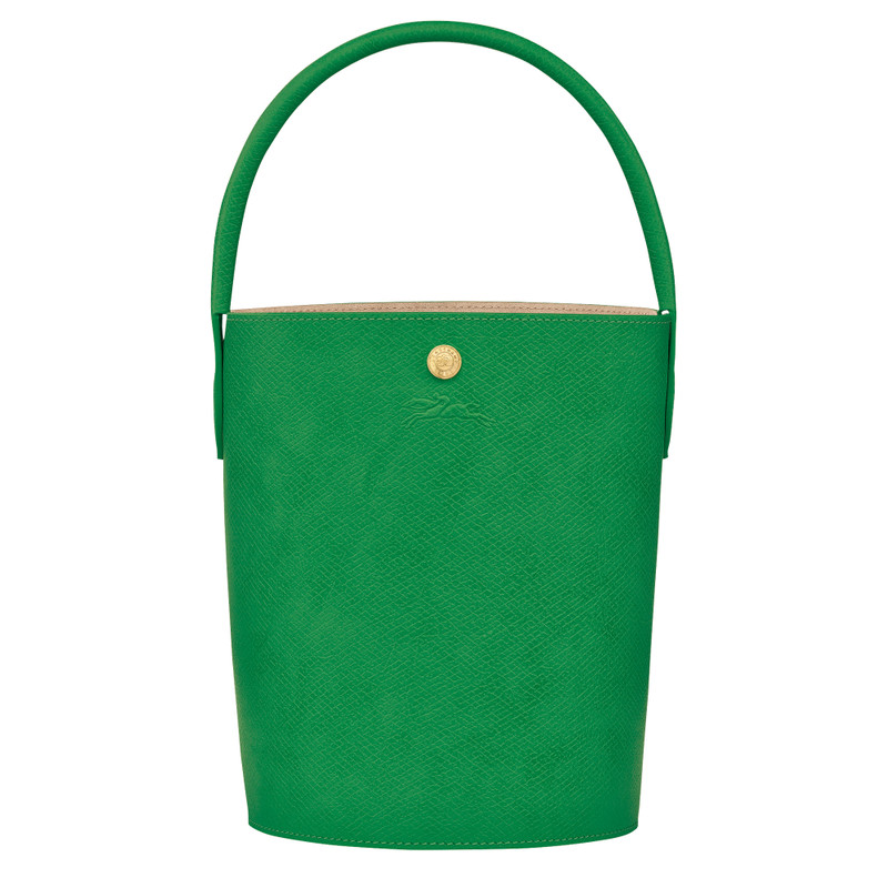 Épure S Bucket bag Green - Leather 1