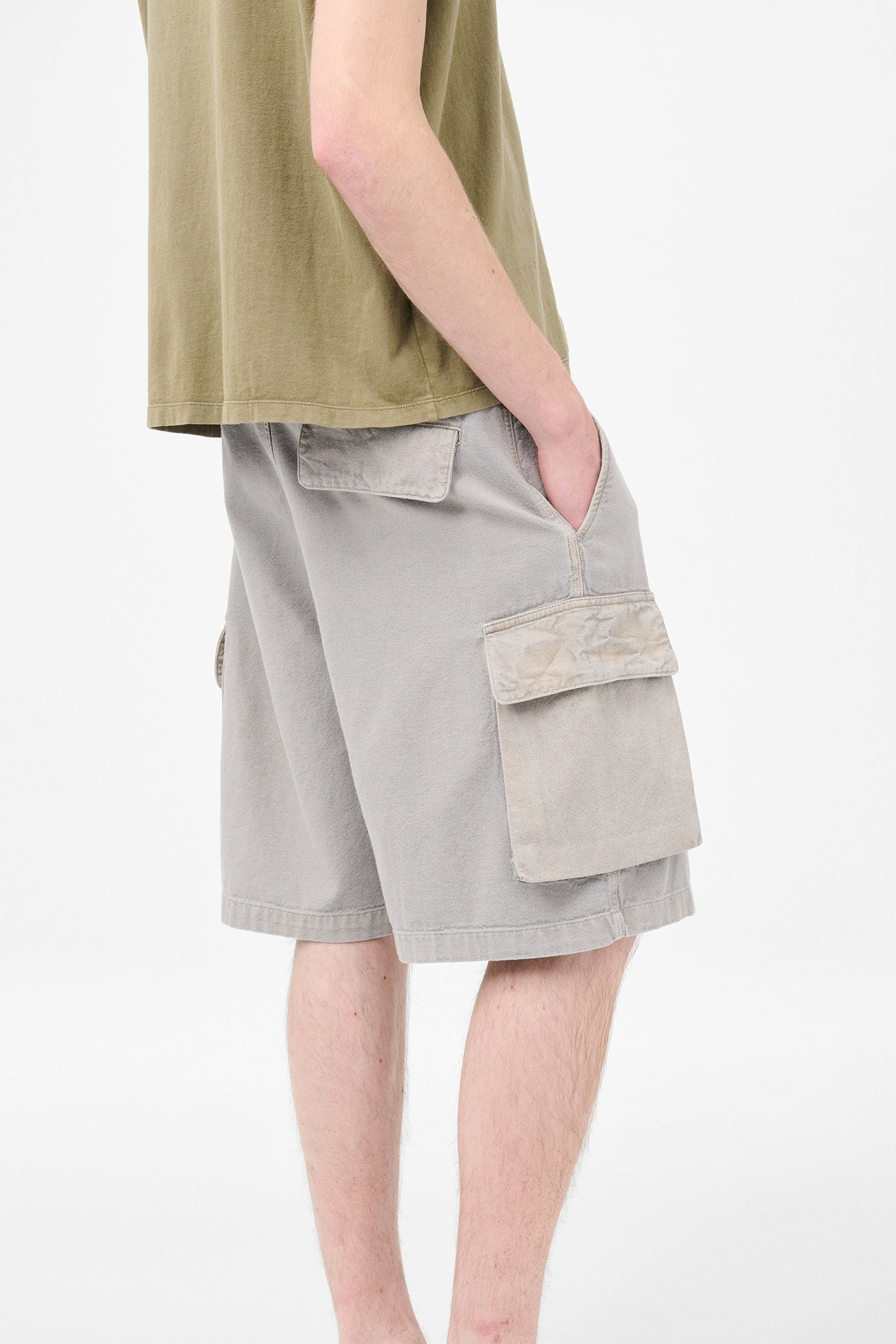 Mount Shorts Stone Gravel Draping Canvas - 6