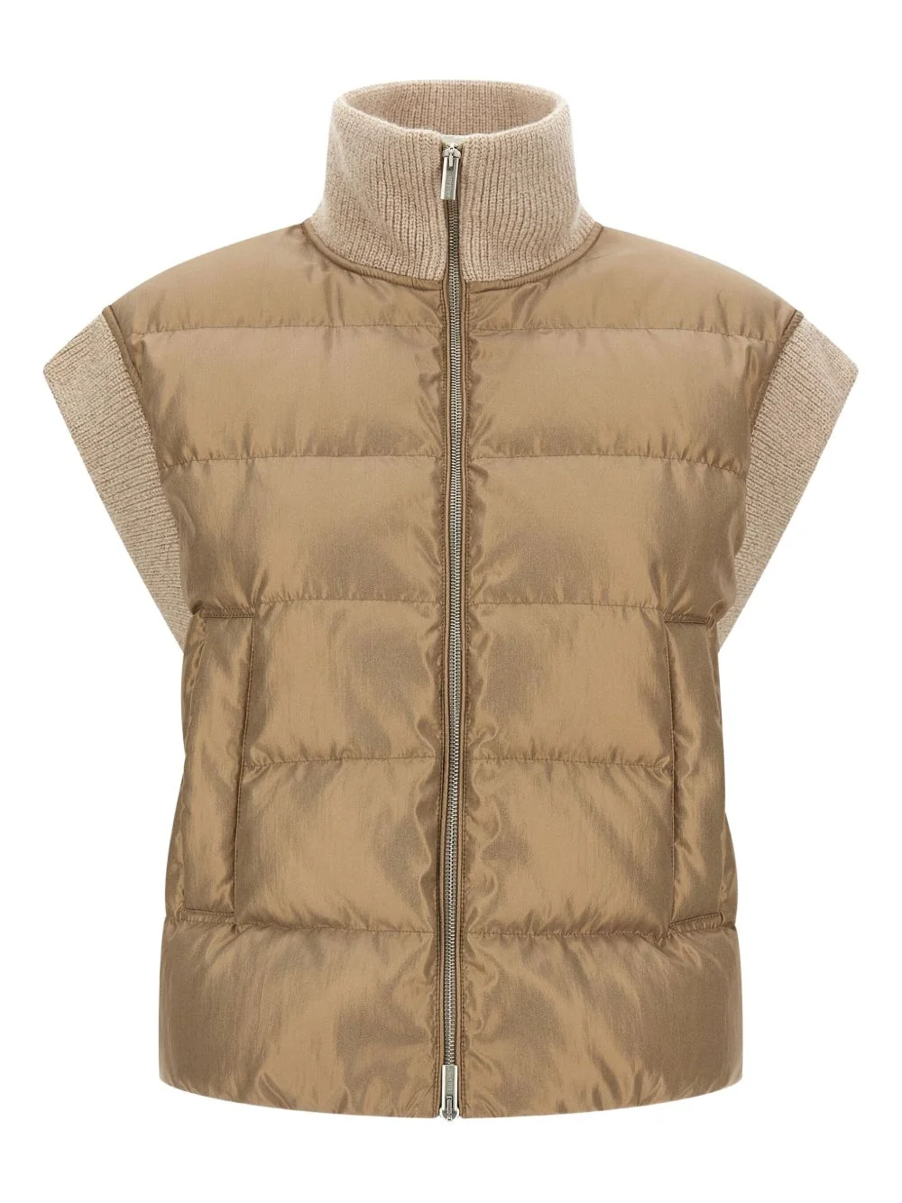quilted gilet - 1