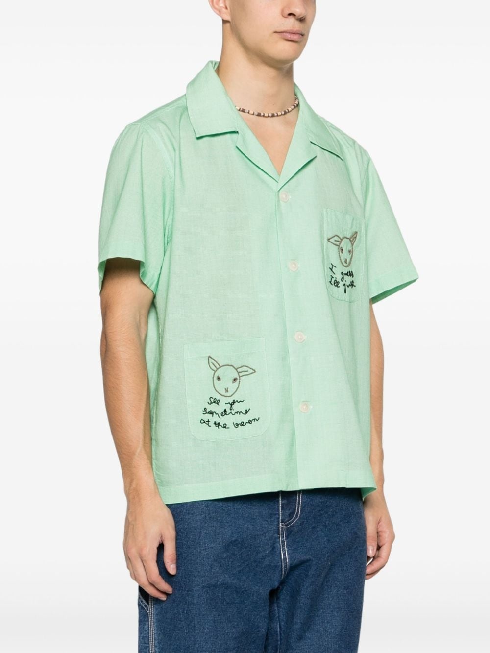 See You at the Barn checked shirt - 3
