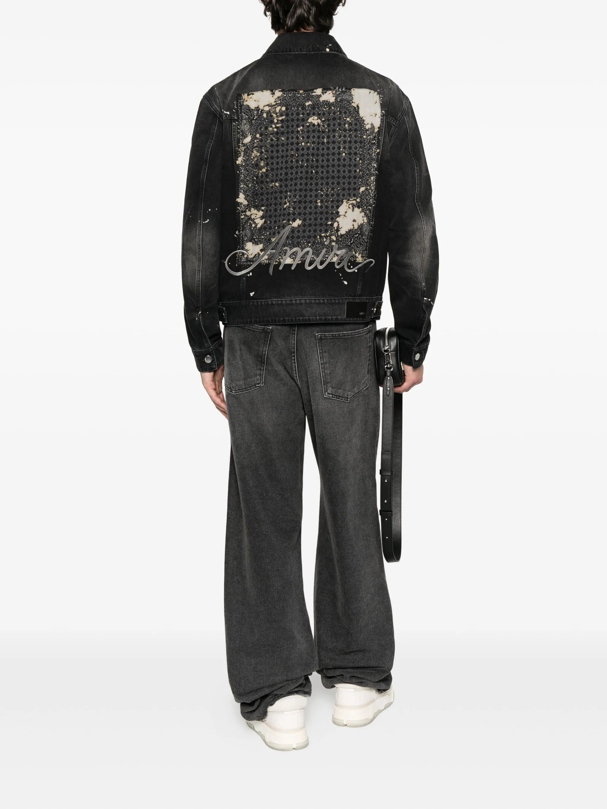 Amiri Paint-splatter Denim Jacket - 3