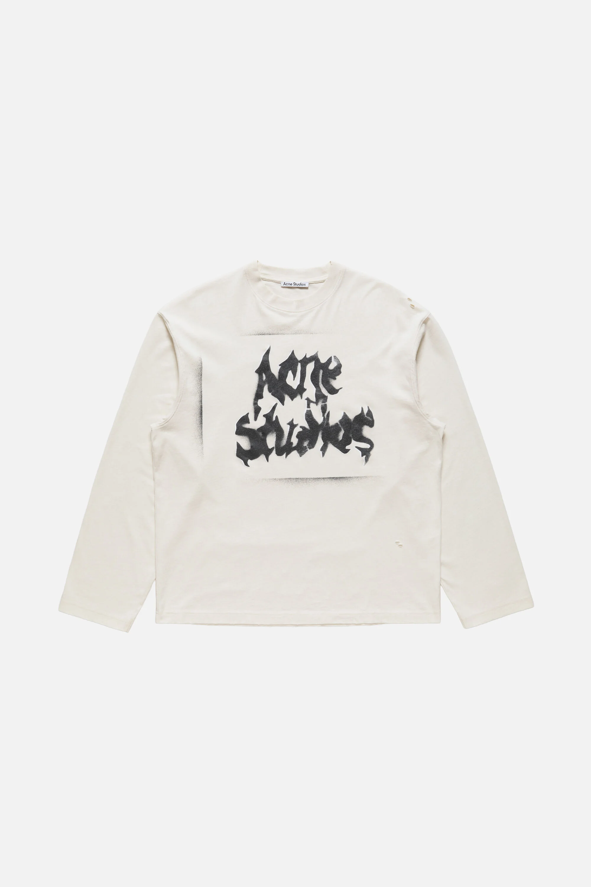 Gothic logo t-shirt - Dusty white - 1