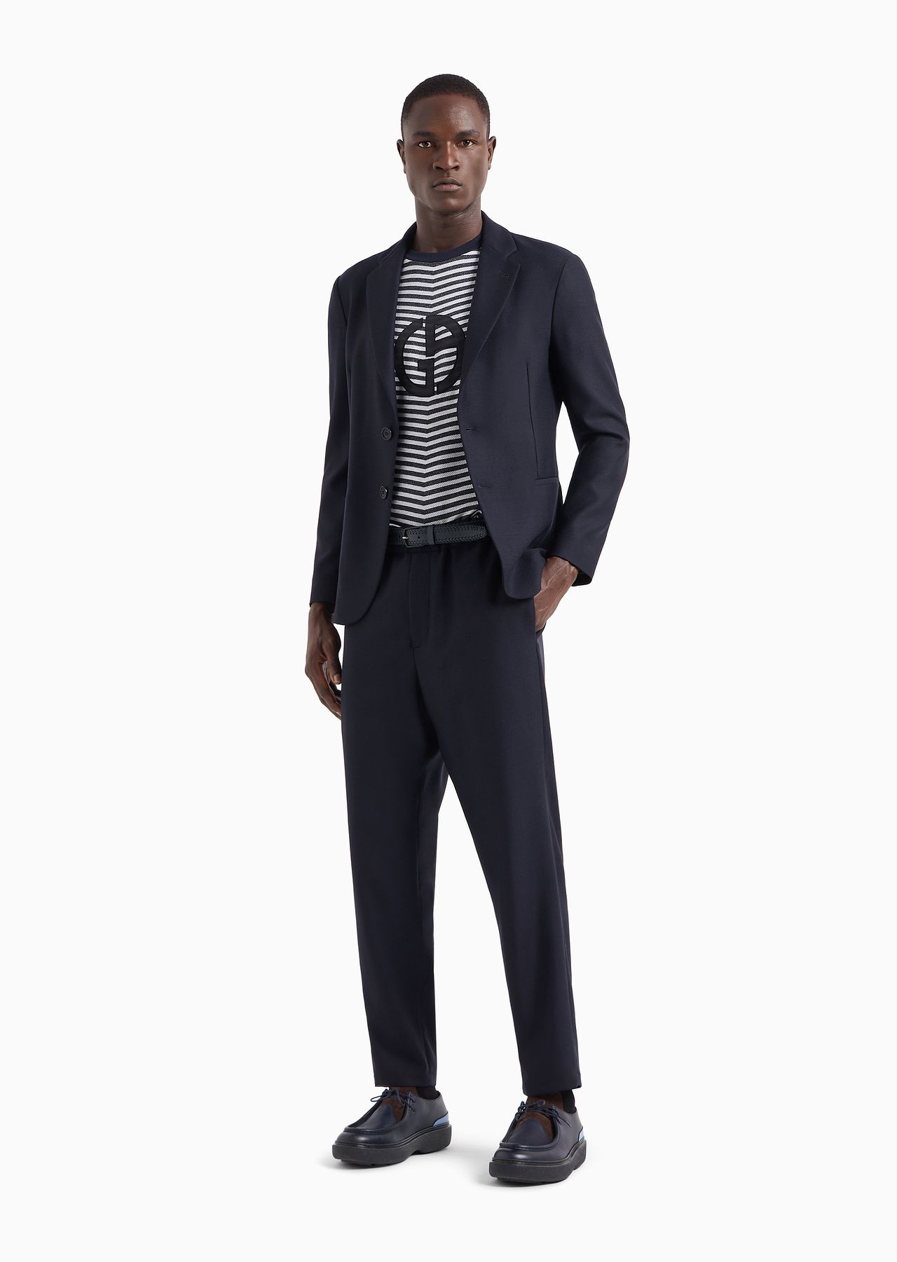 Single-breasted, virgin-wool jacket - 4