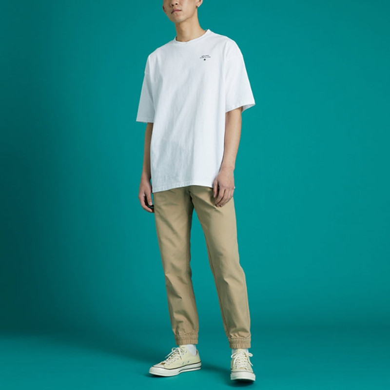 Converse Men's Converse Skate Loose Printing Sports Round Neck Short Sleeve White 10021508-A03 outlook