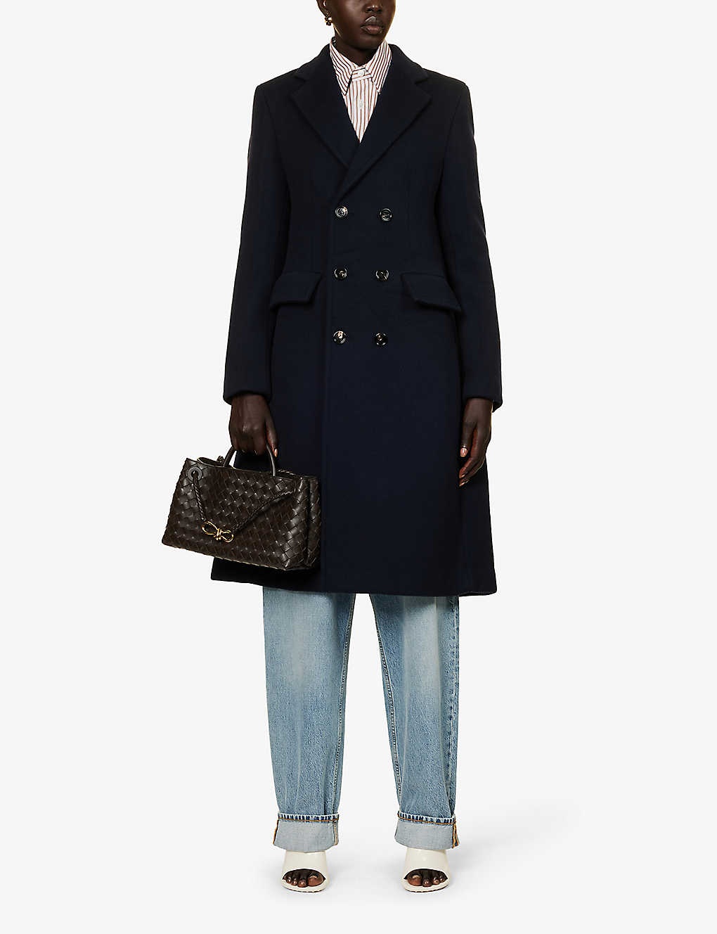 Bottega Veneta Wool And Cashmere Cape Coat | REVERSIBLE