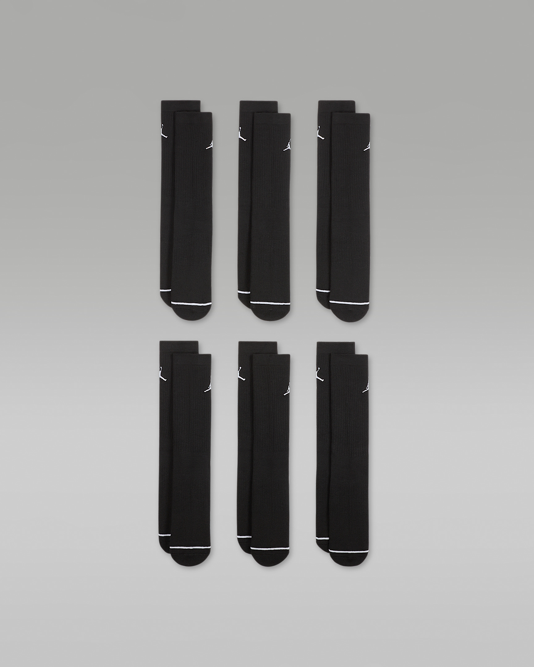 Jordan Everyday Cushioned Crew Socks (6 Pairs) - 2