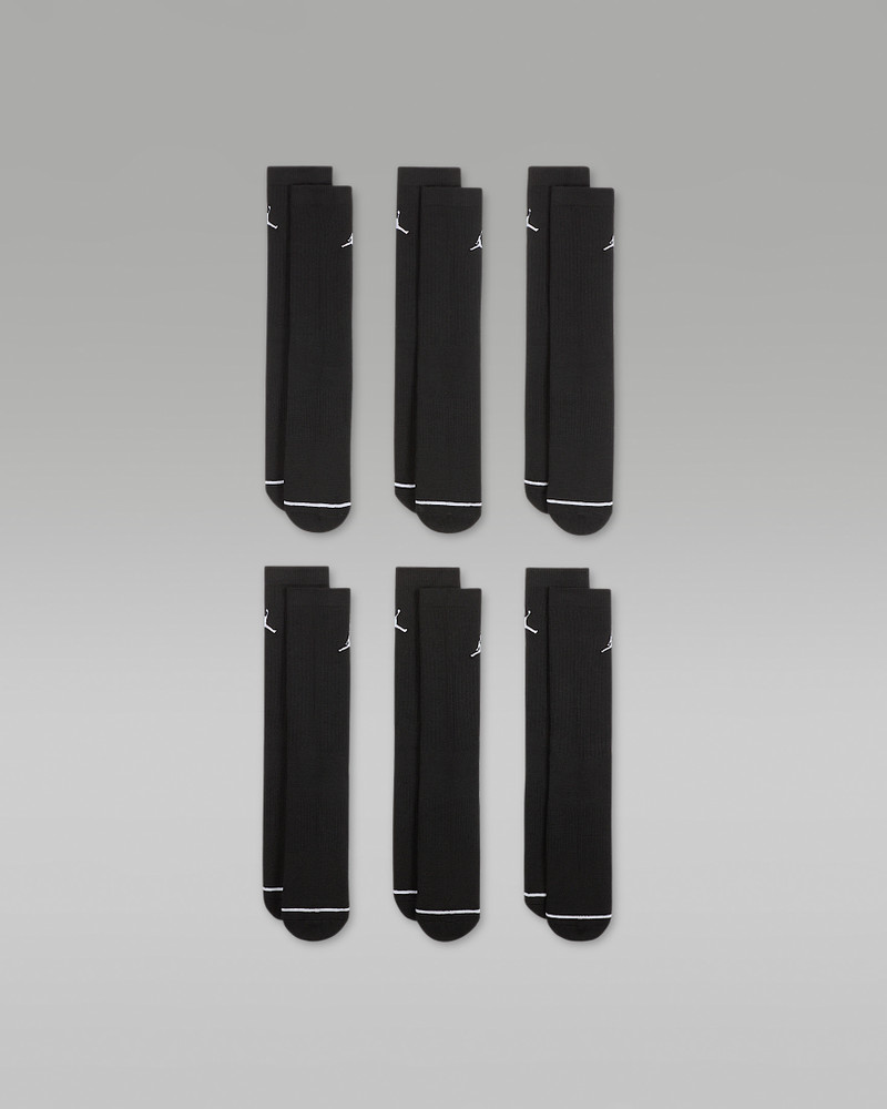 Jordan Jordan Everyday Cushioned Crew Socks (6 Pairs) outlook