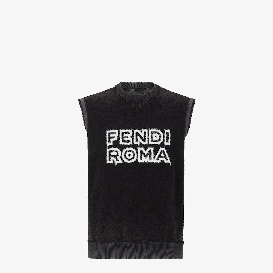 Black jersey Fendi Roma Capsule sweater - 4