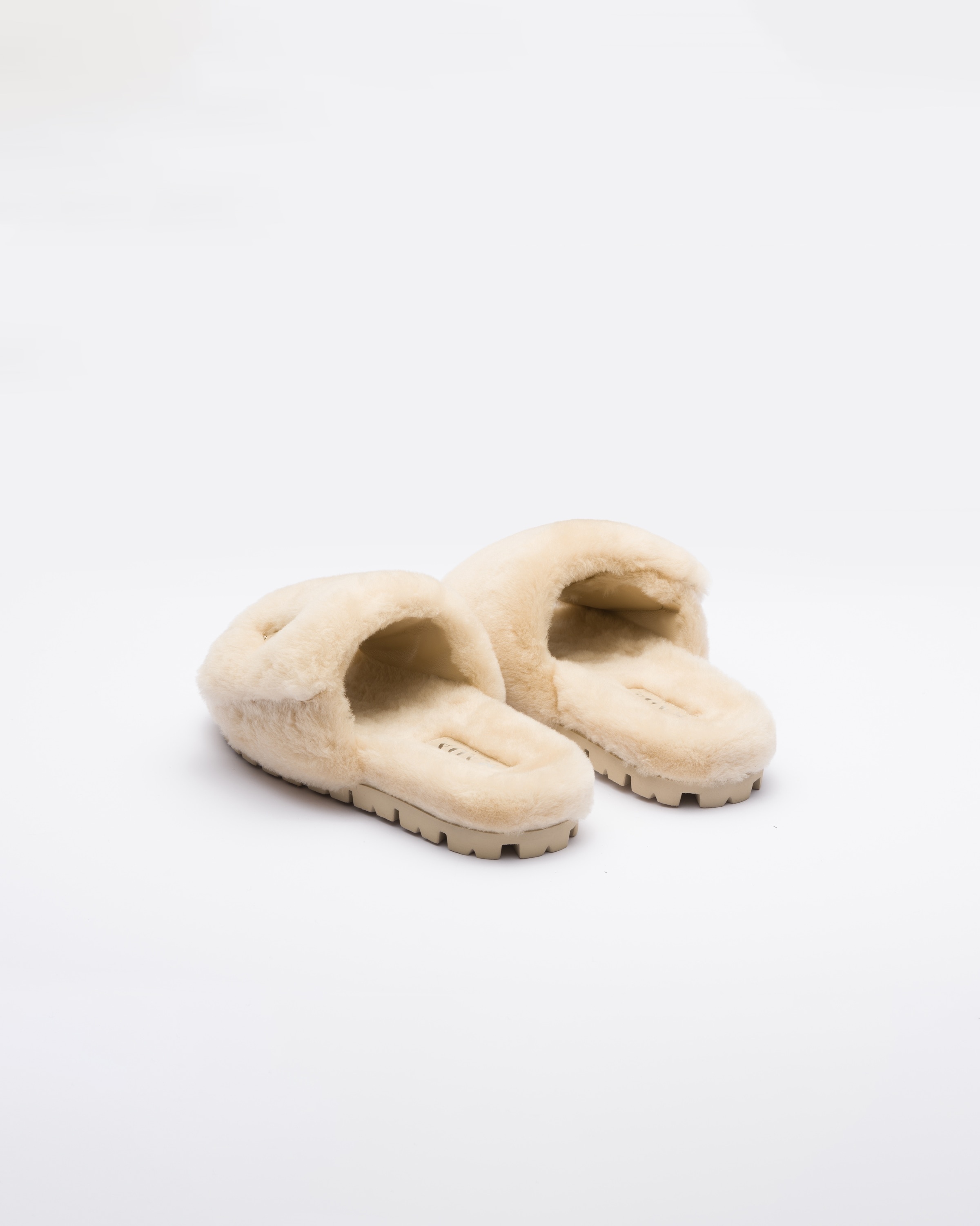 Shearling slides - 5