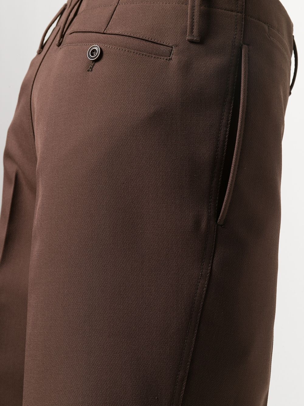 pressed-crease tailored trousers - 5