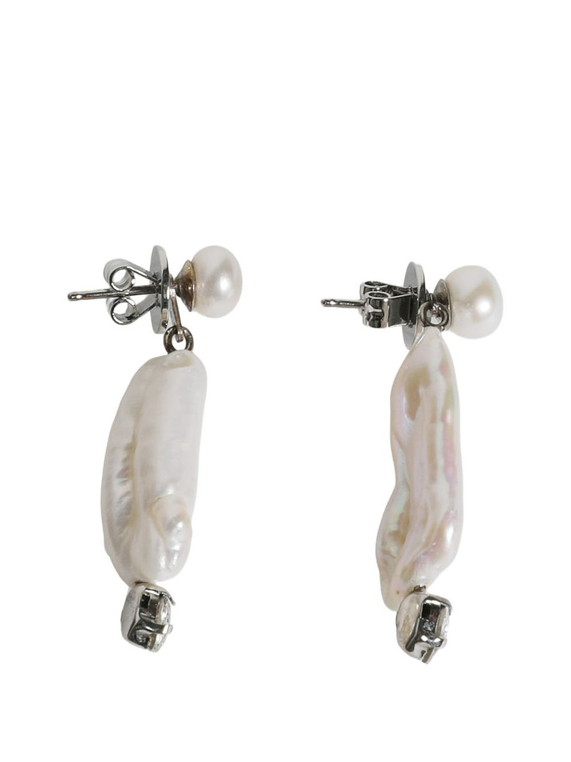 Simone Rocha pearl crystal earrings outlook