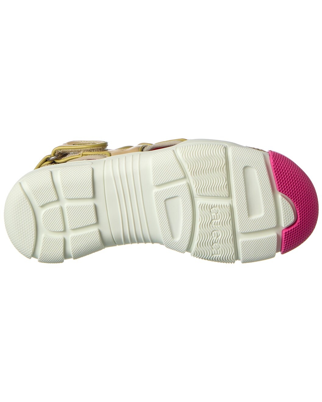 Gucci Logo Leather & Mesh Sandal - 4