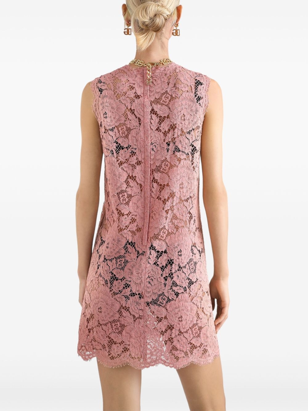 laced mini dress - 5