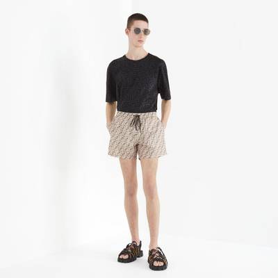 FENDI Beige Lycra® shorts outlook
