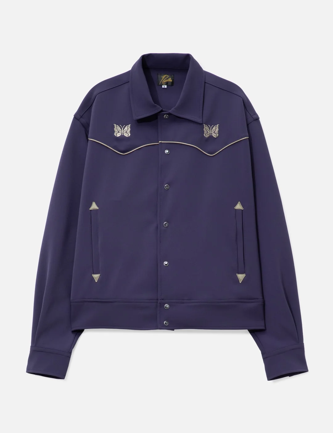 PIPING COWBOY JACKET - POLY DOUBLE CLOTH - 1
