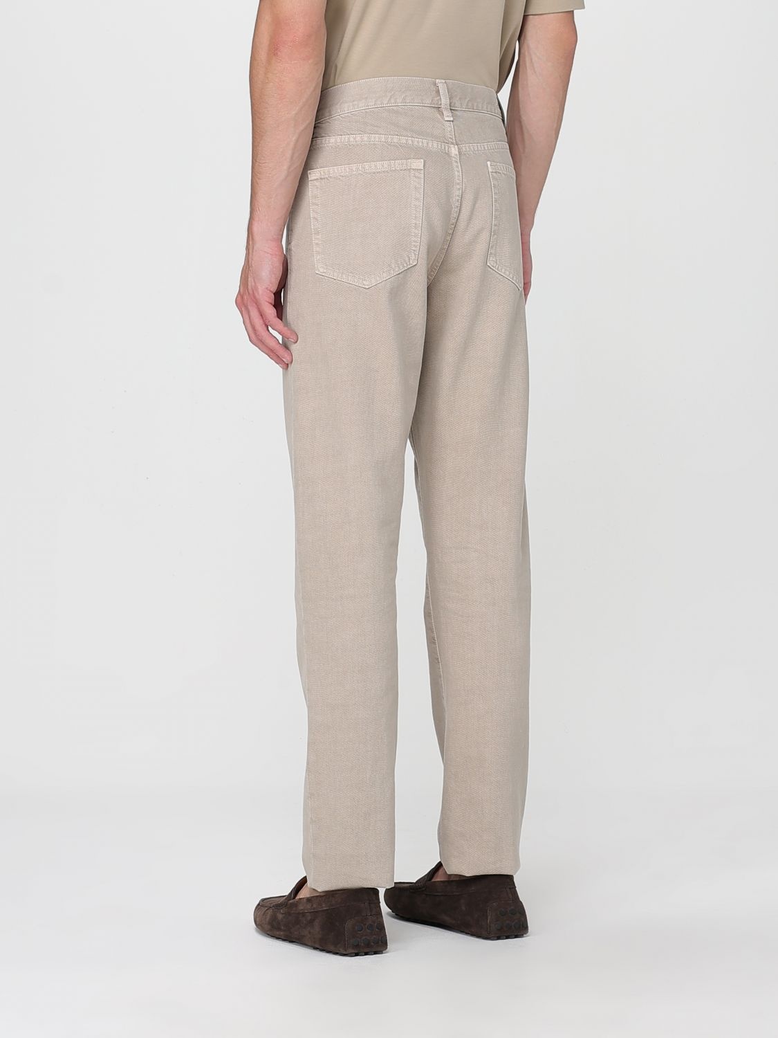 Zegna Jeans Men Beige - 3